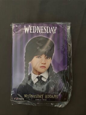 Rubie's Wednesday Addams Black Braided Child Wig